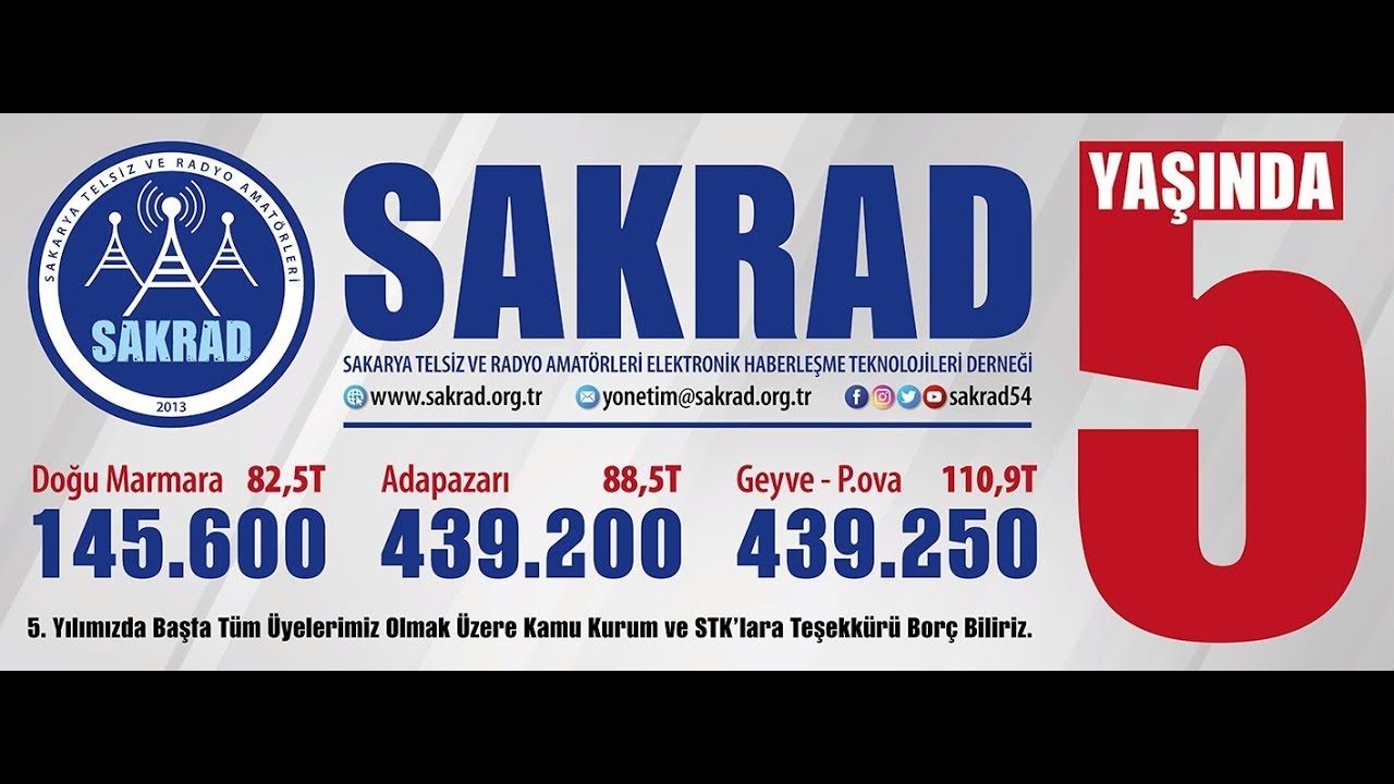 SAKRAD 5 YAŞINDA