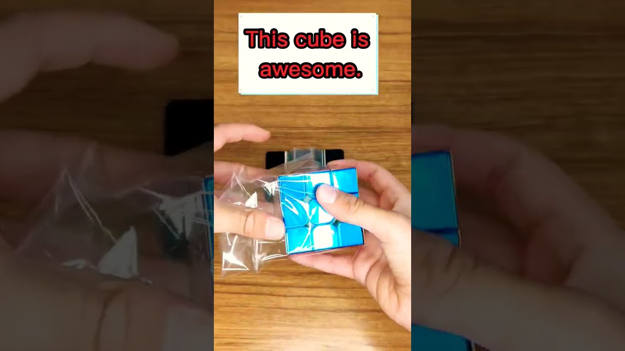 🔥🤯Metallic Cube Unboxing 『Cubezz.com』#shorts