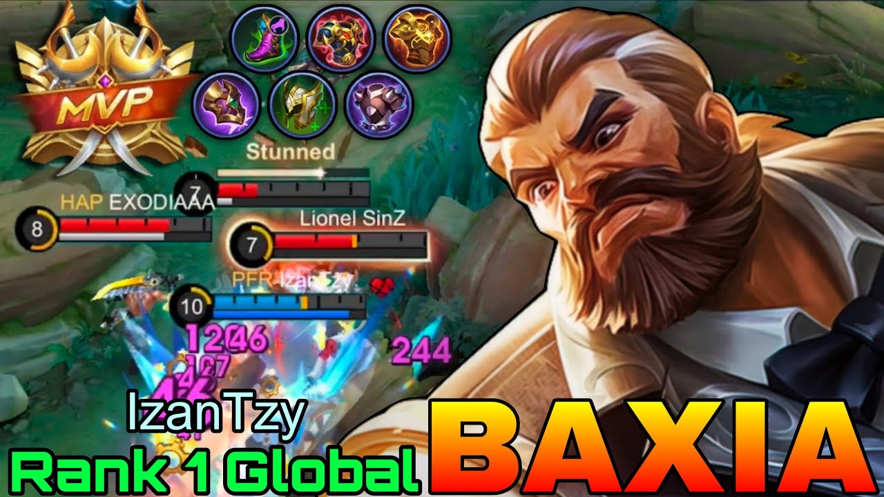 Monster Baxia MVP Tanky Jungler - Top 1 Global Baxia by IzanTzy - Mobile Legends
