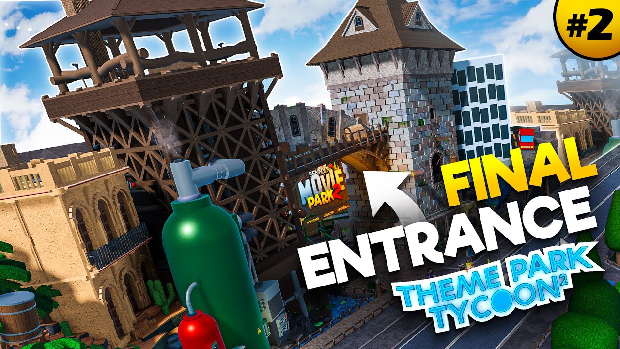 Завершаем ВХОД! | Theme Park Tycoon 2 • #2