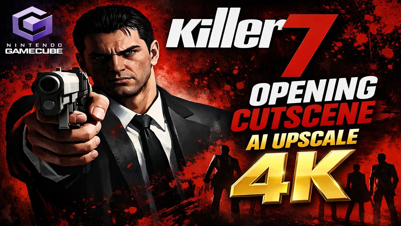 Killer 7 (GameCube) Opening Cutscene AI Upscale 4K Ultra HD