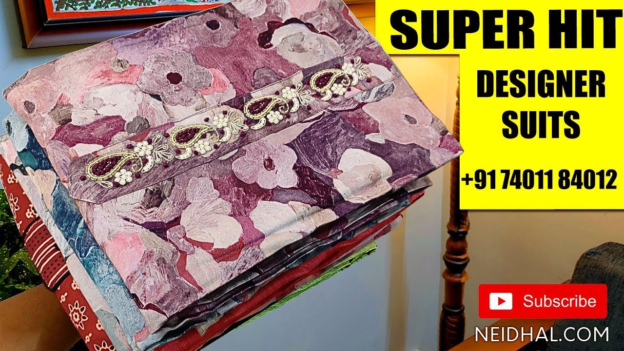 DIWALI COLLECTION SALWAR MATERIALS | NEIDHAL.COM | WhatsApp +917401184012 OCT 23 #3157 🌺🌺🌺