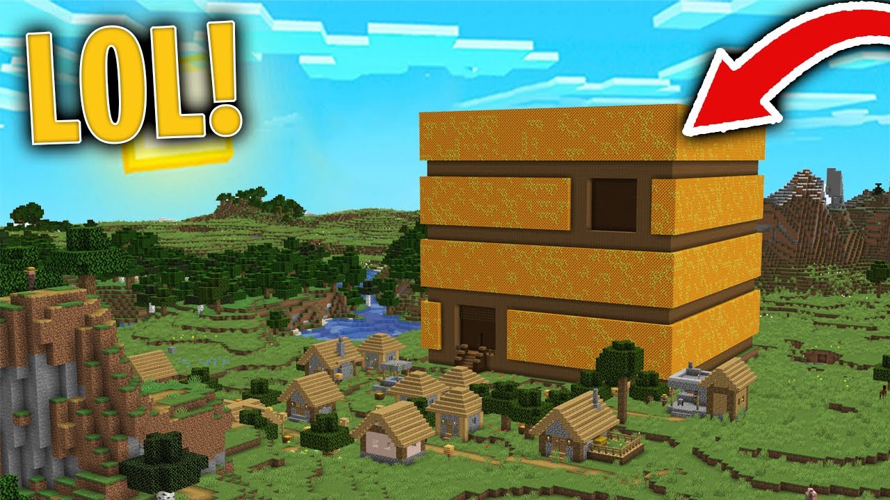 Encontramos una COLMENA de ABEJAS GIGANTE en una ALDEA de MINECRAFT 1.18! 😱