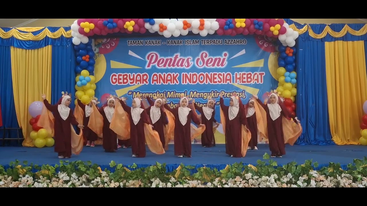 ❤❤  Gerak & Lagu  : Qolbi Fil Madinah. Dari Tkit Az zahro