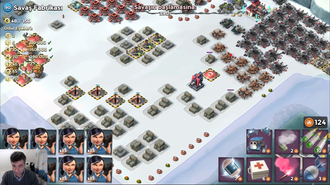 Boom Beach - Savaş Fabrikası Albay GearHeart TrAdBaK 05.01.2017
