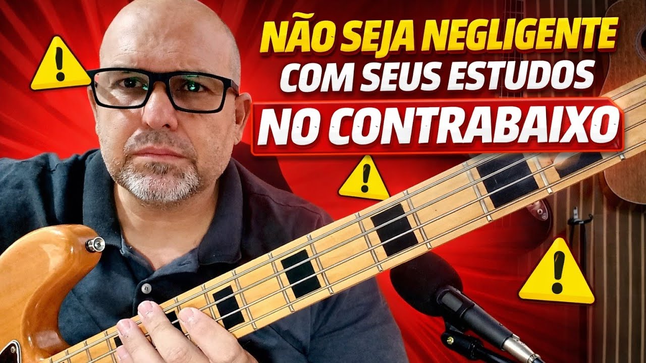 As principais causas que impedem a sua evolução  no contrabaixo 