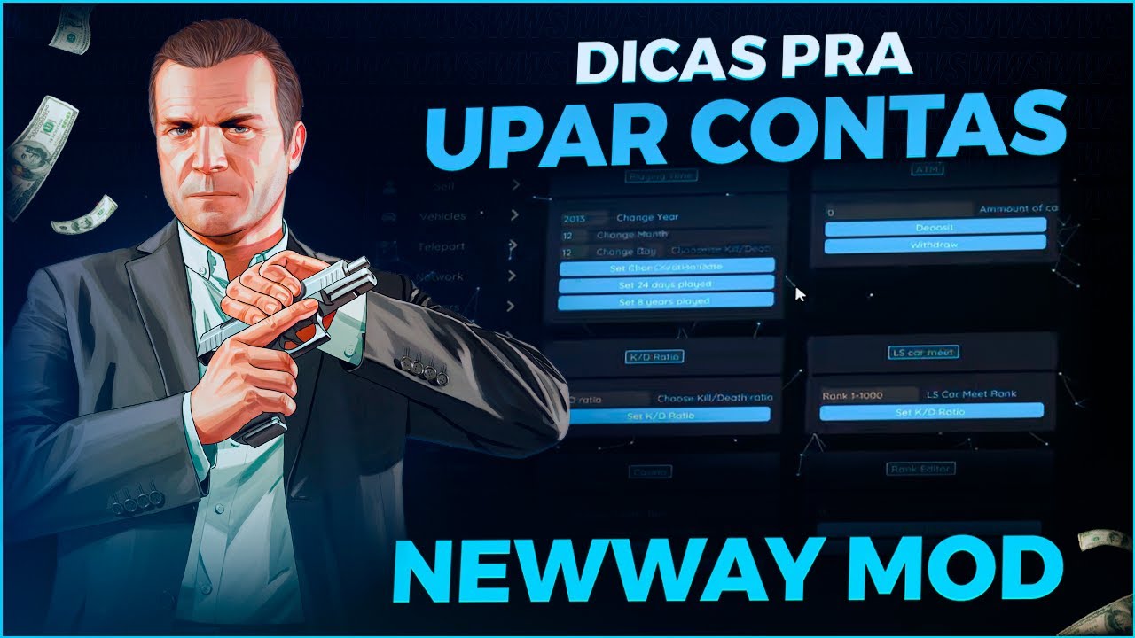 How to Level Up Your ENTIRE GTA 5 Online Account WITHOUT RISK of Getting Banned? | MOD MENU NEWWAY