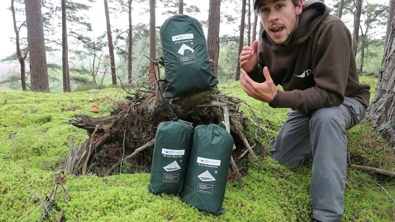 DD SuperLight - XL Pyramid Tent & Mesh Inner Tents: Intro Video