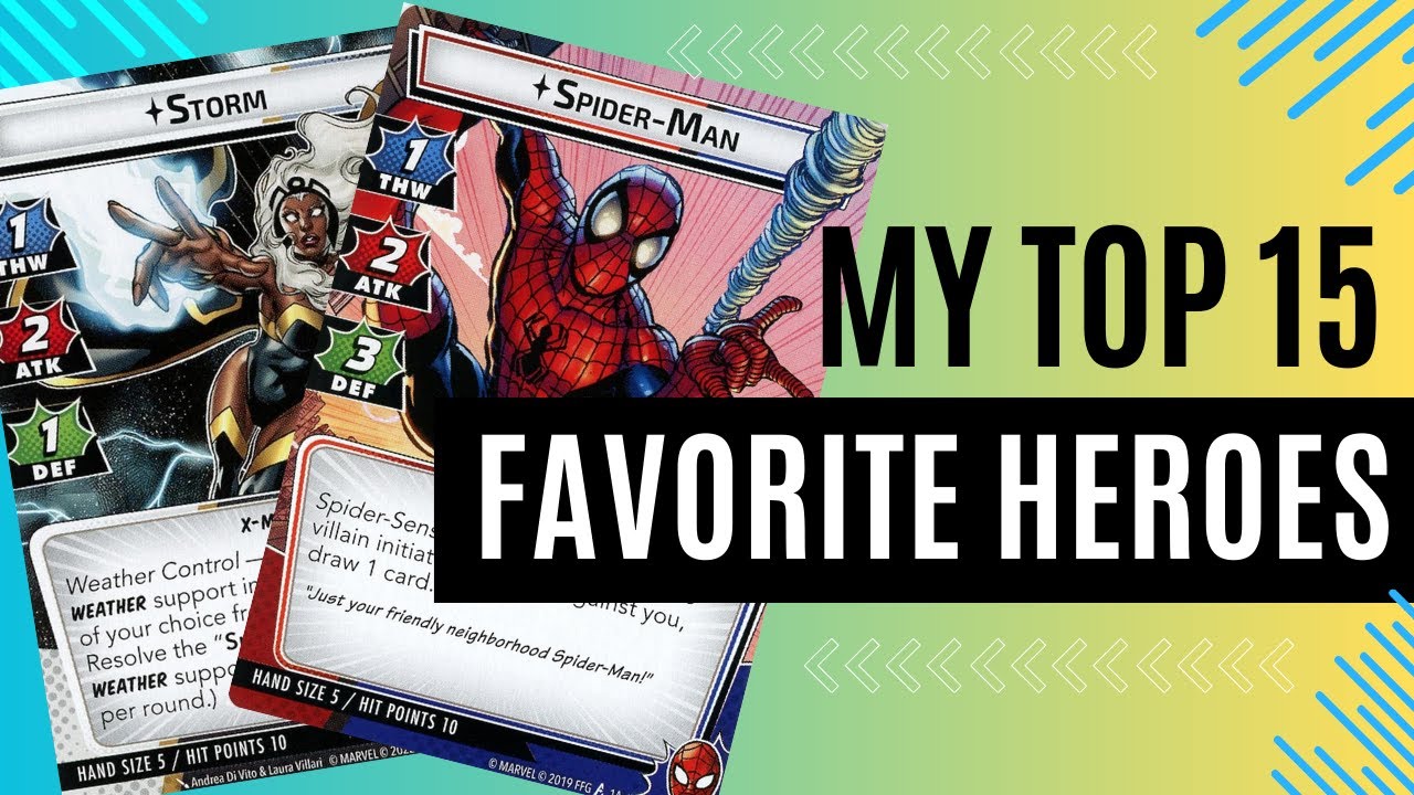 My Top 15 Favorite Heroes in Marvel Champions!