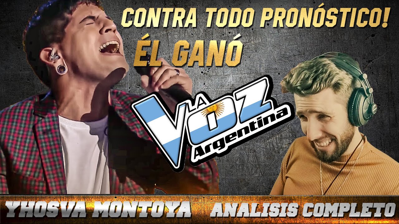 ANÁLISIS Yhosva Montoya | GANADOR La Voz Argentina - Teté Llosas