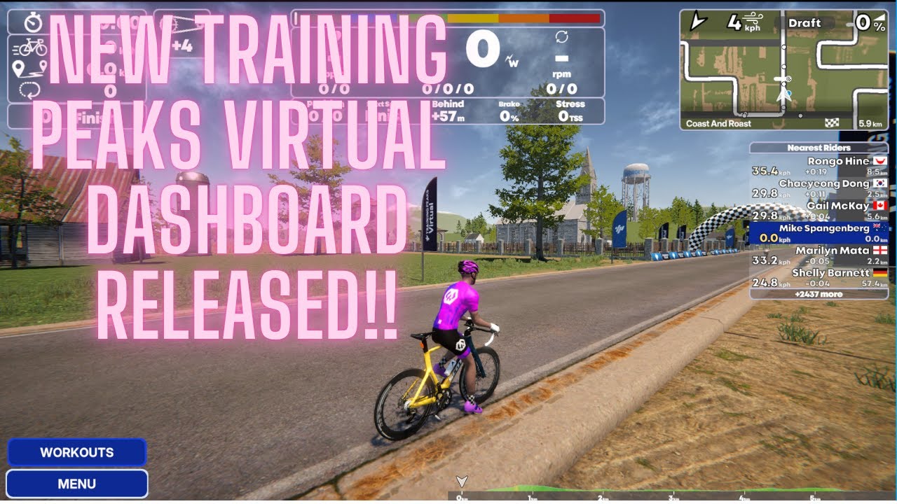 🚨The Must See New Training Peaks Virtual Dashboard Has Been Released!!