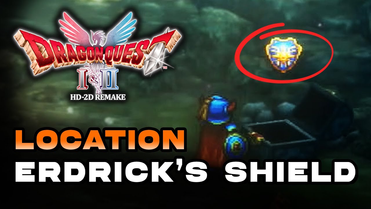 Dragon Quest 1 HD-2D Remake - Erdrick's Shield Location (Best Shield)