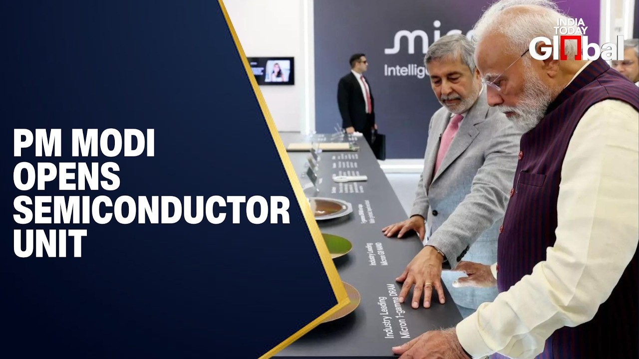 Live: PM Modi Inaugurates Micron Semiconductor Facility in Sanand