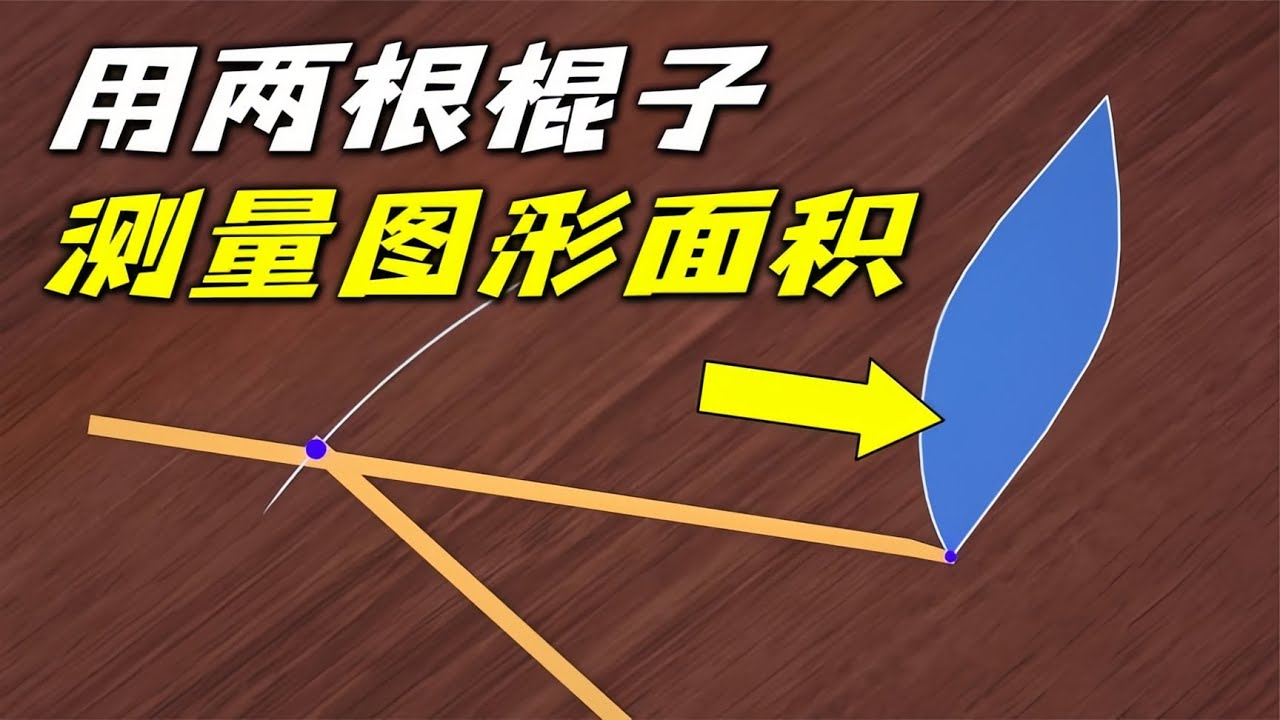 怎样用2根棍子测量图形的面积？揭秘构思巧妙的求面积神器【萌萌战队】