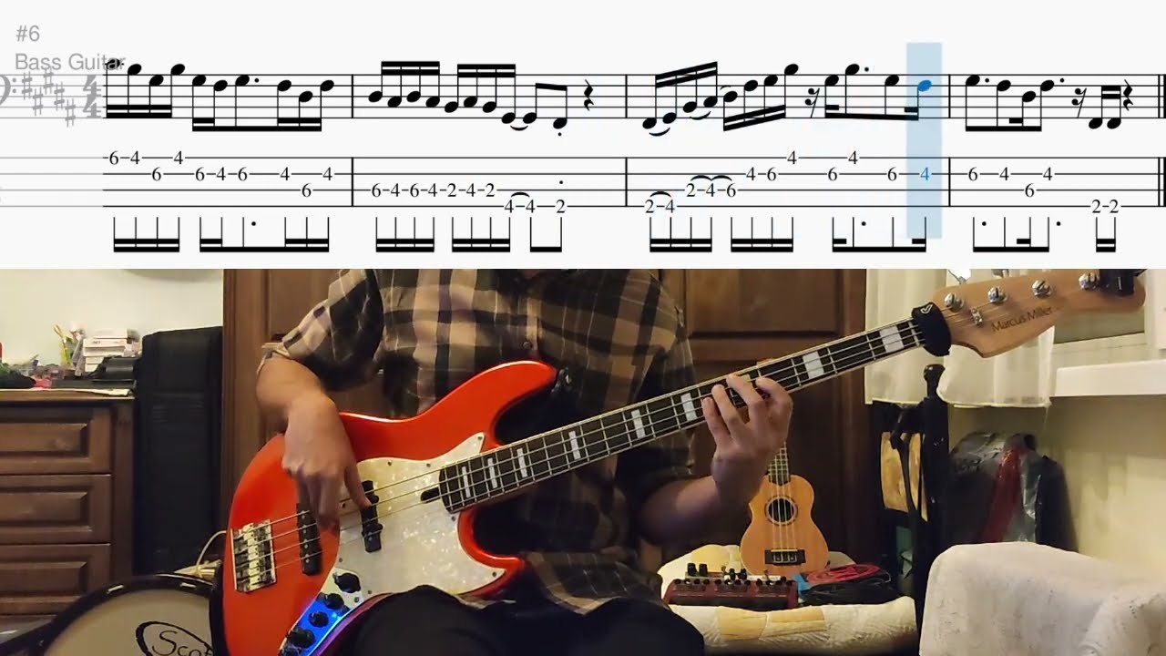 Top Bass Unison Lines: Stevie Wonder - Sir Duke (Tab and Notation in Video)