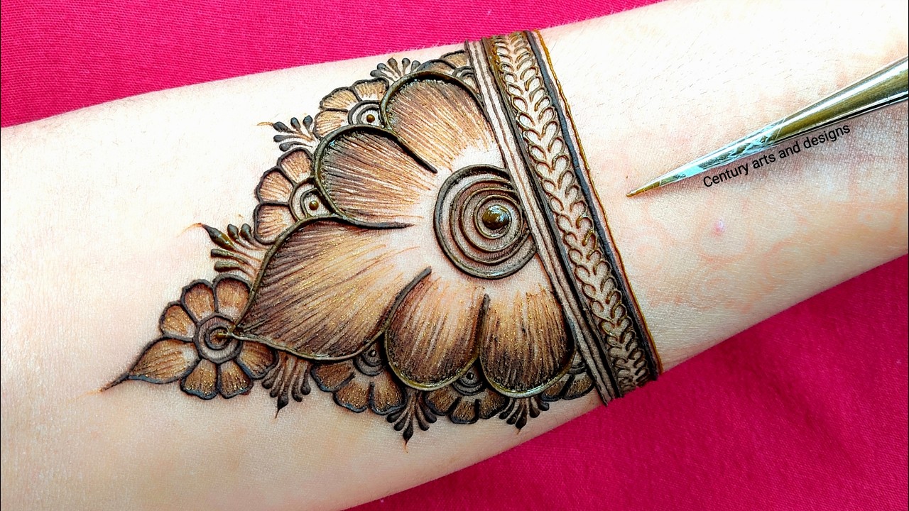 New beautiful stylish mehndi design for front hand | simple mehndi design | mehndi ka design| mehndi