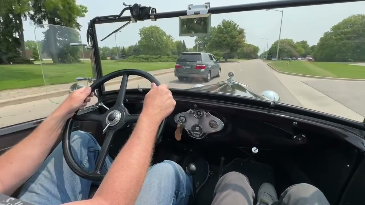 1930 Ford Model A Roadster - Driving Video