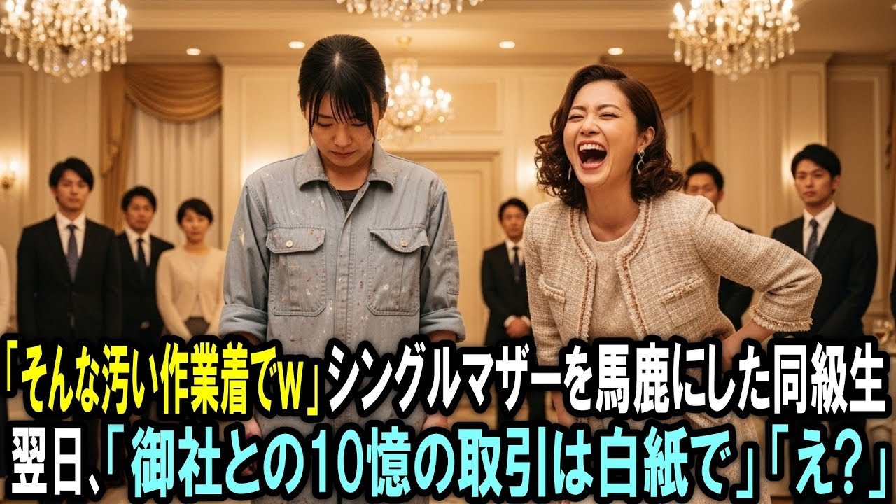 「お父さんニートなの？w」授業参観で父を馬鹿にするボスママ。父「ご主人の会社の会社の筆頭株主ですが」→全員凍り付く