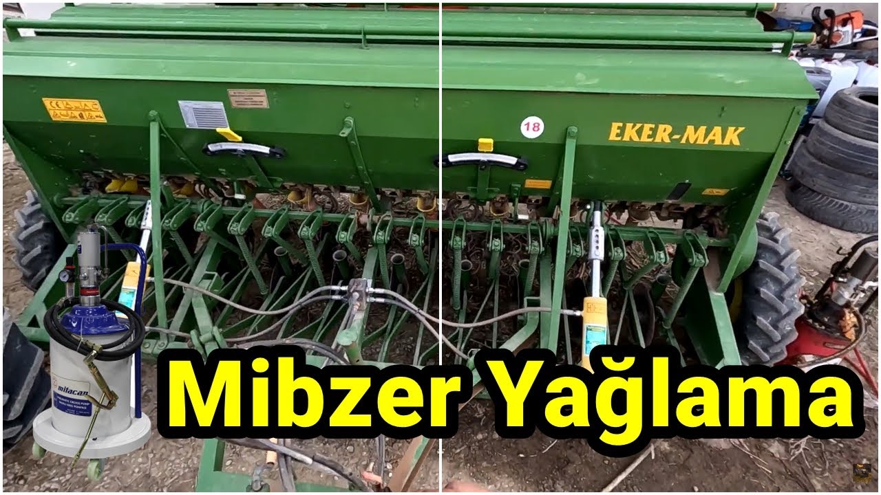 Mibzer Yağlama | Mibzerin 18 tane Gresörlüğünü Yağladık | Mibzer Bakımı Nasıl Yapılır
