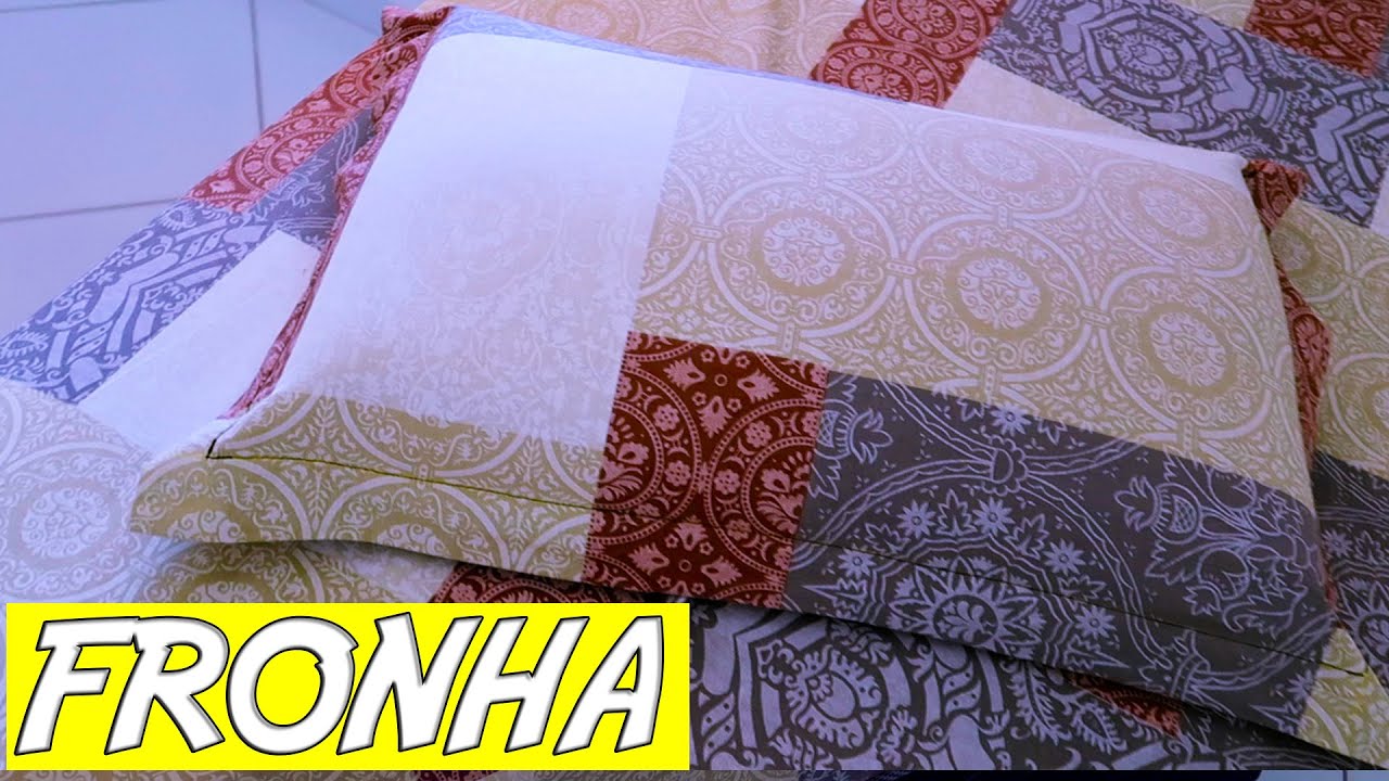 Fronha de Travesseiro com Abas - DIY
