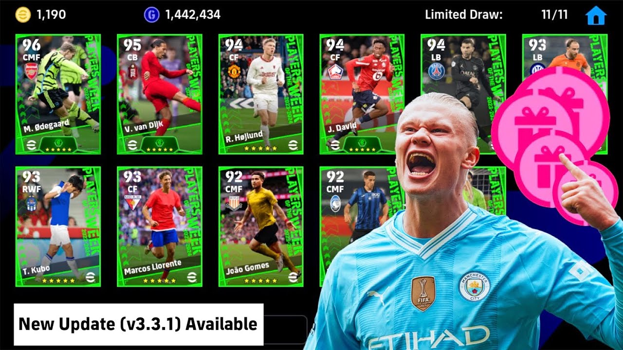 NEW FEATURED! (v3.3.1) PLAYER REWARD X4 🎁🎁 PACK OPENING!! EFOOTBALL 2024 MOBILE