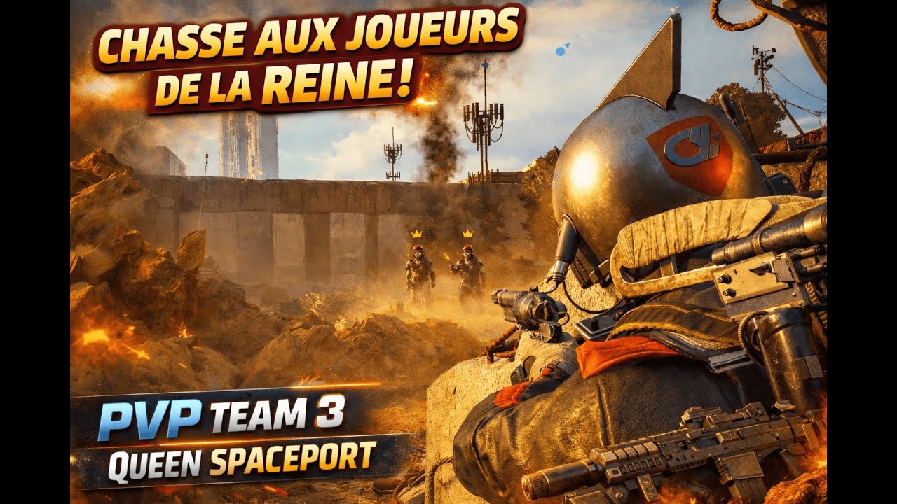 ARC RAIDERS – LOBBY EU PVP team 3 | Queen Spaceport – On ignore la Reine – 90K Loadout BOBCAT 4