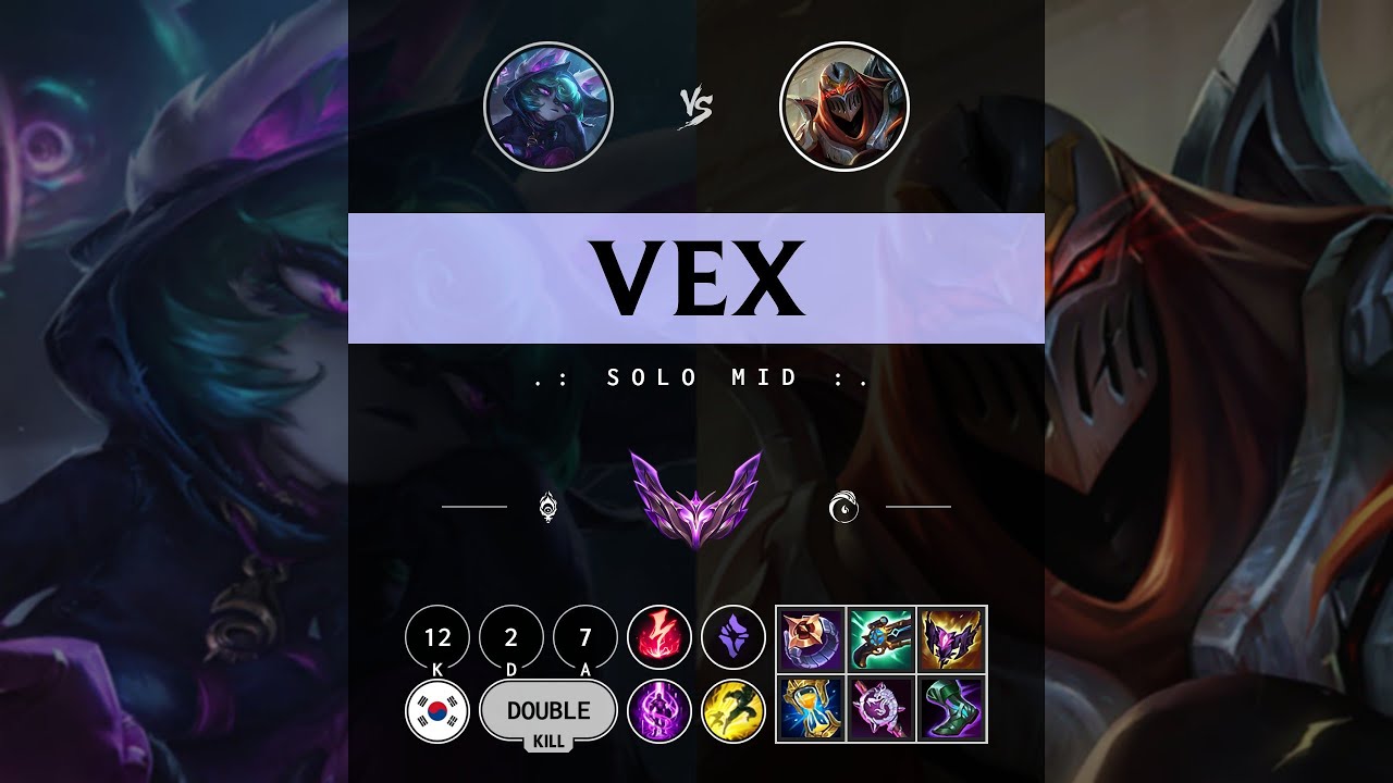 Vex Mid vs Zed - KR Master Patch 14.10