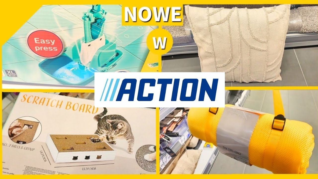 ACTION ‼️NOWOŚCI❗Dekoracje❗Zasłona makramowa ❗Drapak dla kota❗Koc plażowy❗WIOSNA❗LATO❗Przegląd półek