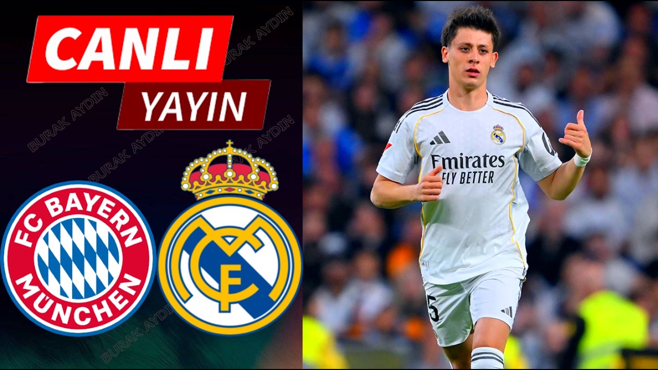 Смотрите матч Бавария &mdash; Реал Мадрид | Четвертьфинал Лиги чемпионов | 2026 | eFootball Turkish