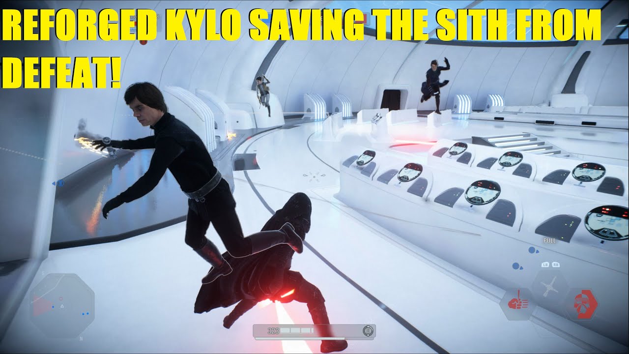 Star Wars Battlefront 2 - Kylo Ren pulls the Sith out of the jaws of Defeat! Kylo is just AMAZING!