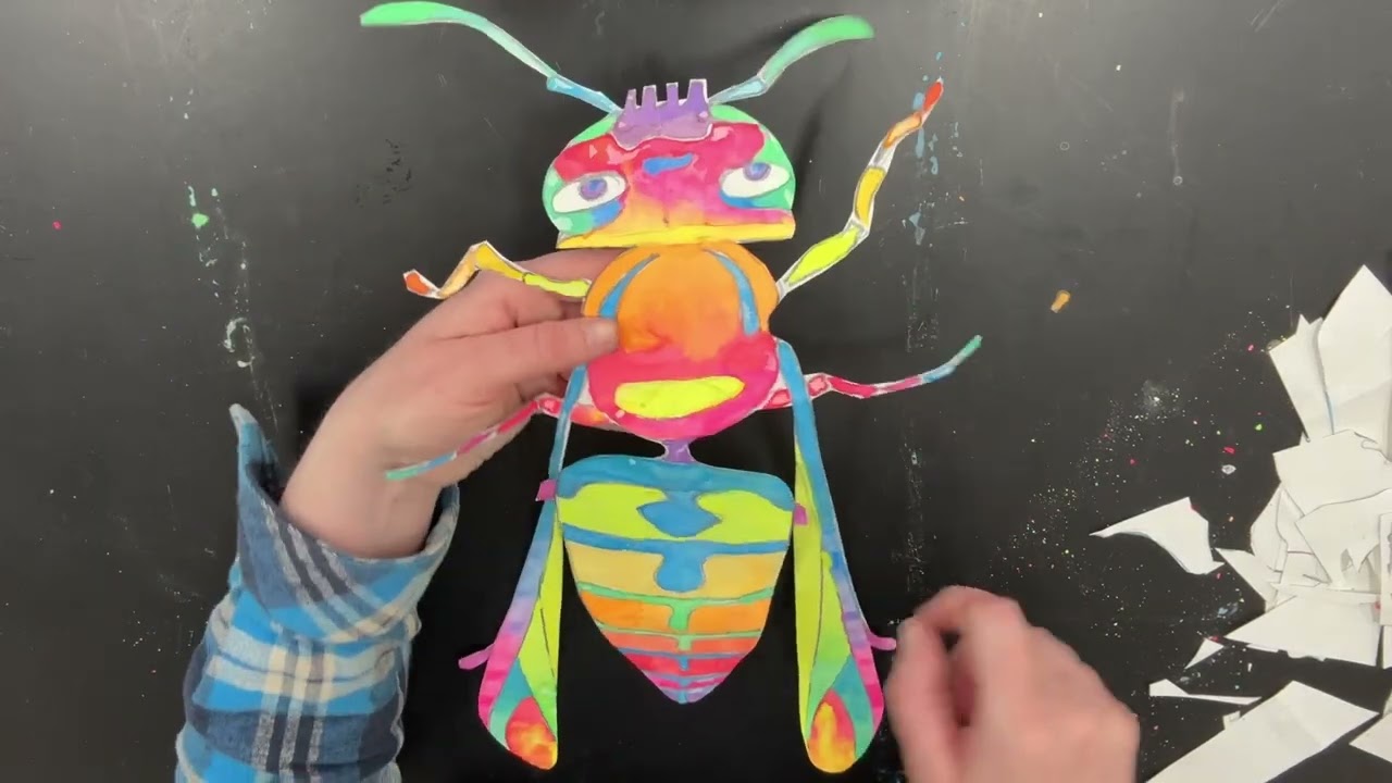 Color Bug Cut & Glue