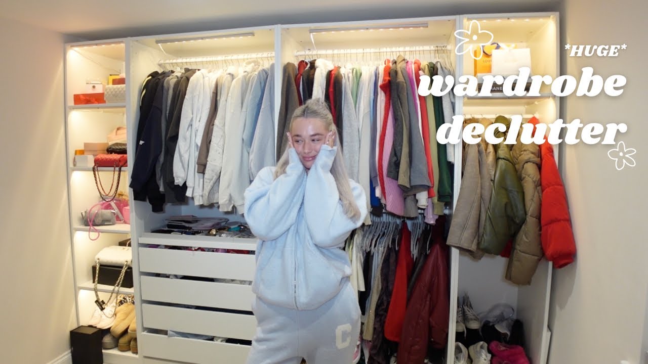 *HUGE* wardrobe declutter & organise 🙃 | I have SO many clothes!! 😭
