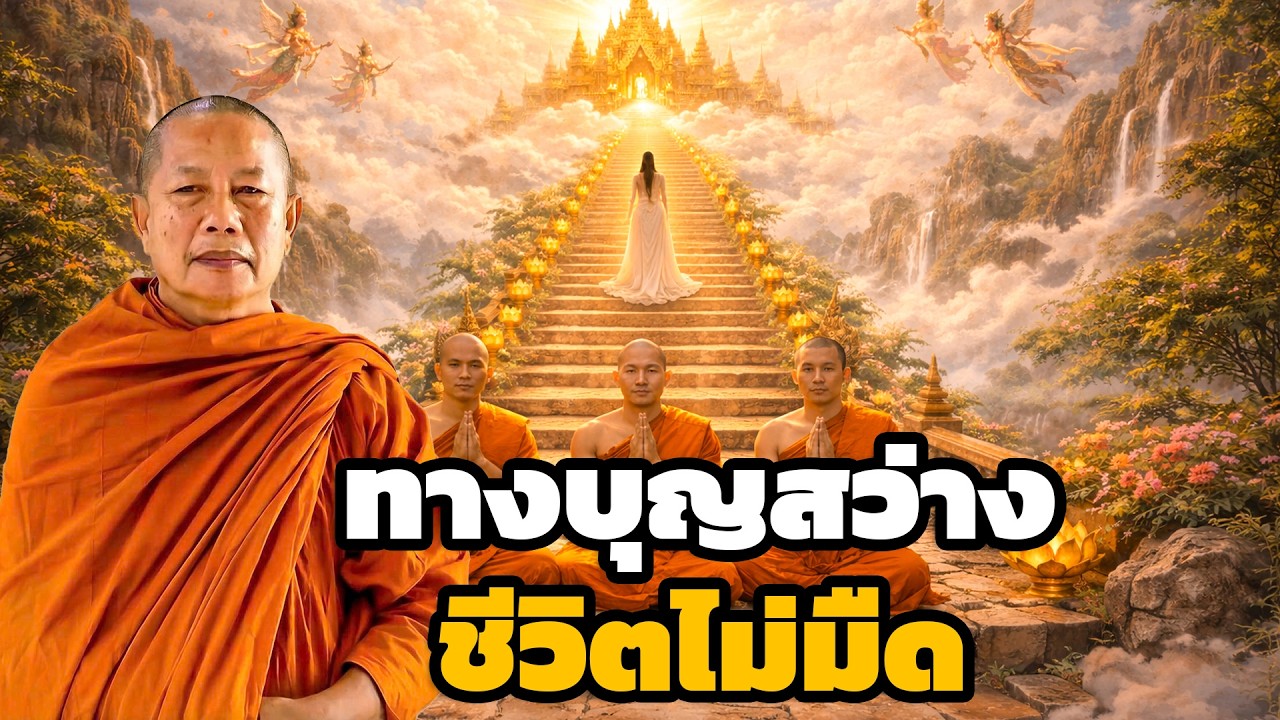 ทางบุญสว่างชีวิต ธรรมะคลายทุกข์ พระมหาบุญช่วย ปัญญาวชิโร