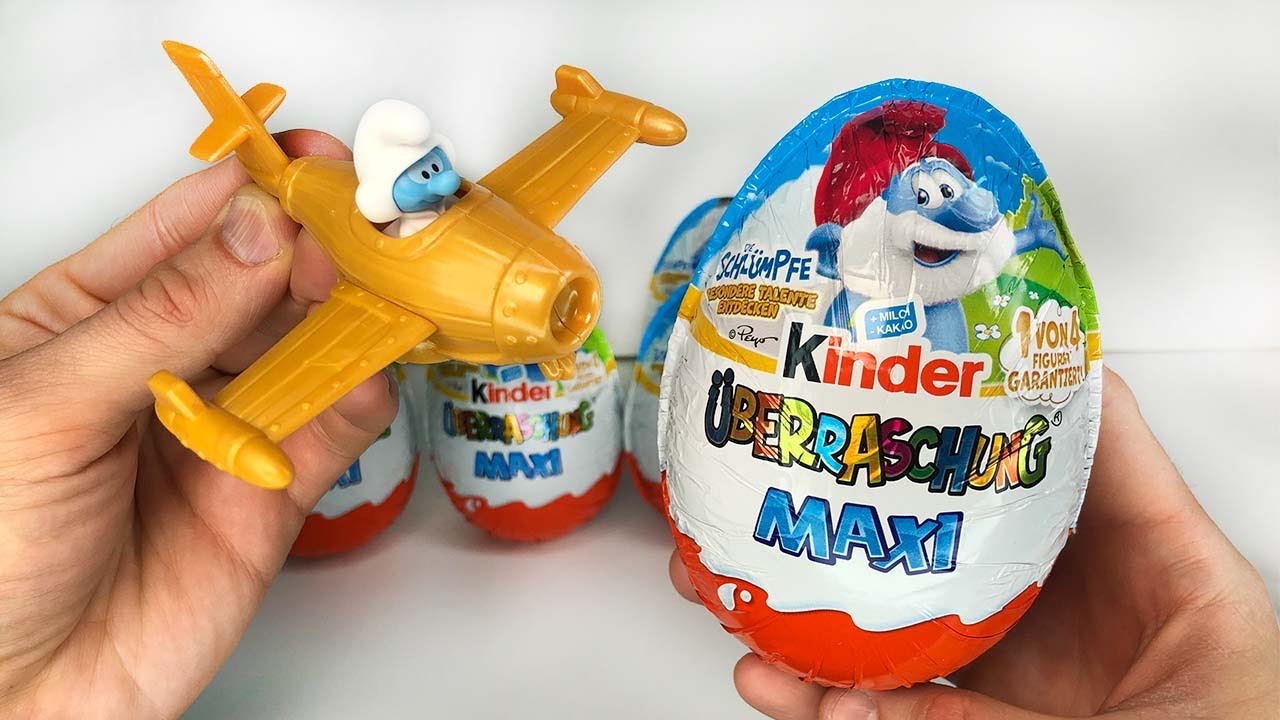 ЗОЛОТЫЕ СМУРФИКИ МАКСИ 2022 Киндер Сюрприз MAXI Kinder Surprise Gold Smurf’s Goldene Schlümpfe
