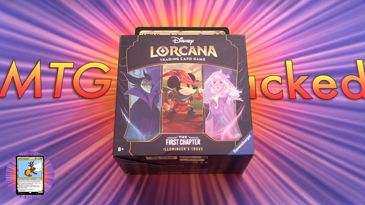 NEW TCG! Disney Lorcana The First Chapter Illumineer's Trove Opening
