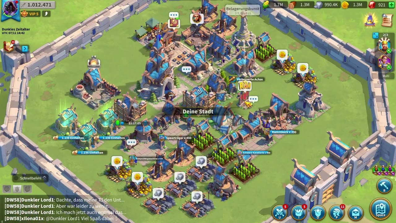 Rise of Kingdoms Sleeper Guide deutsch/german