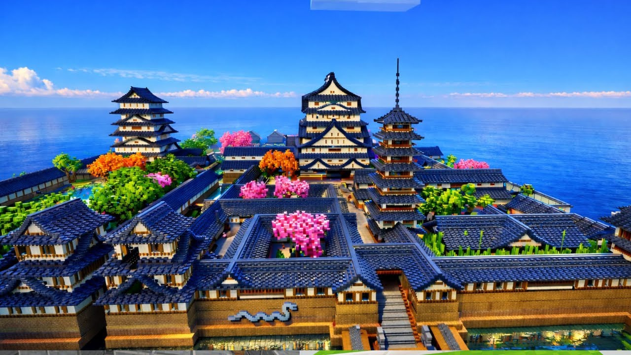 MEGA TEMPLO JAPONES NO SOBREVIVENCIA #minecraftsurvival