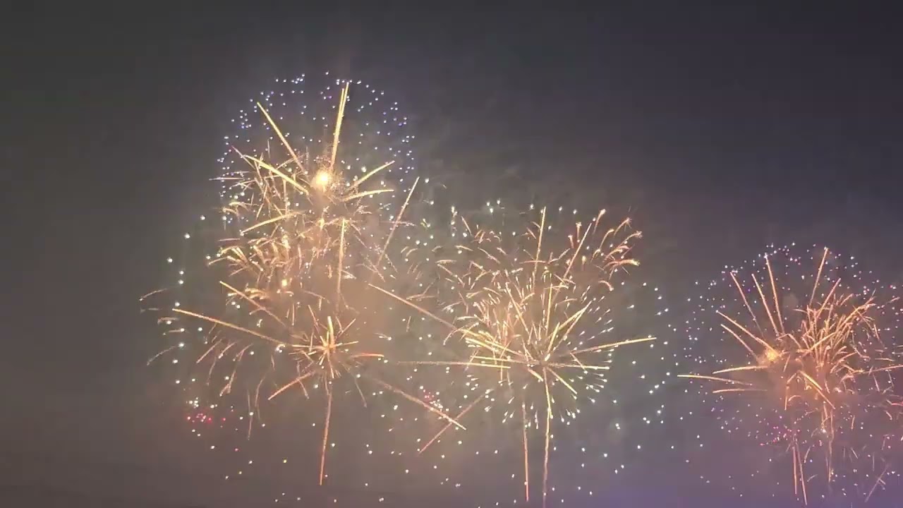 New Year's Eve Fireworks on Brazil's Copacabana Beach