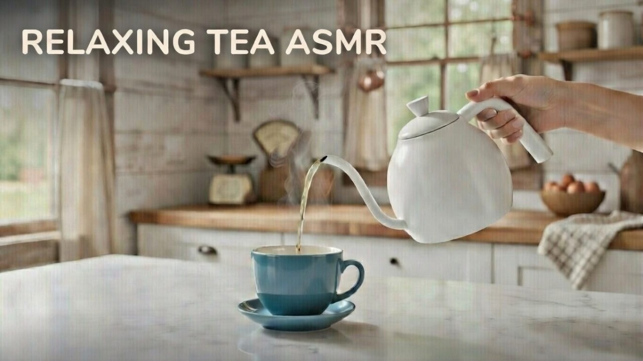 Endless Tea Pour ☕ Relaxing ASMR Water Sounds