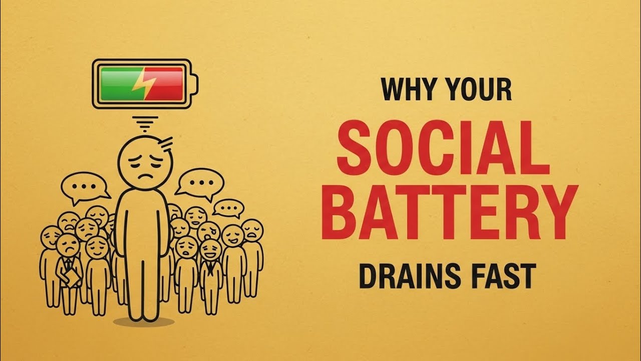 Why Your Social Battery Drains So Fast | The Psychology of Social Energy Explained