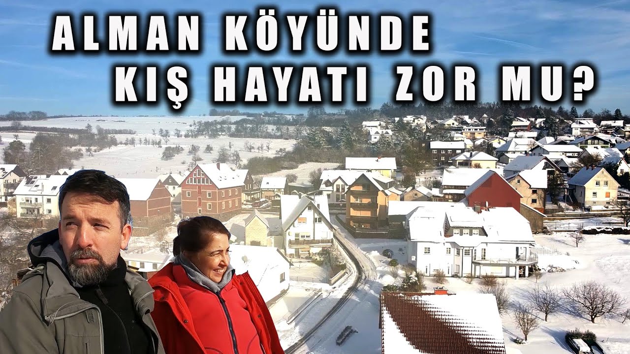 Alman Köyünde Kış Hayatı Zor mu? Soğuk mu? Yollar Kapanıyor mu?