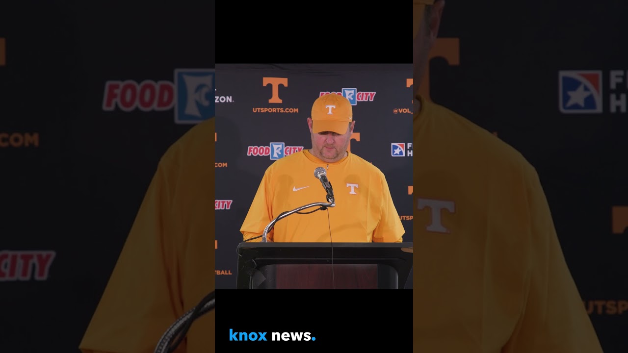 Josh Heupel responds with silence when asked about Tennessee-Alabama officiating #shorts