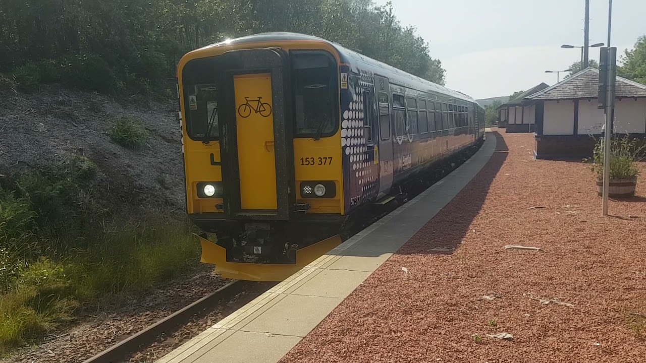 now in service the ScotRail class 153 from Glasgow Queen Street to Oban at garelochhead