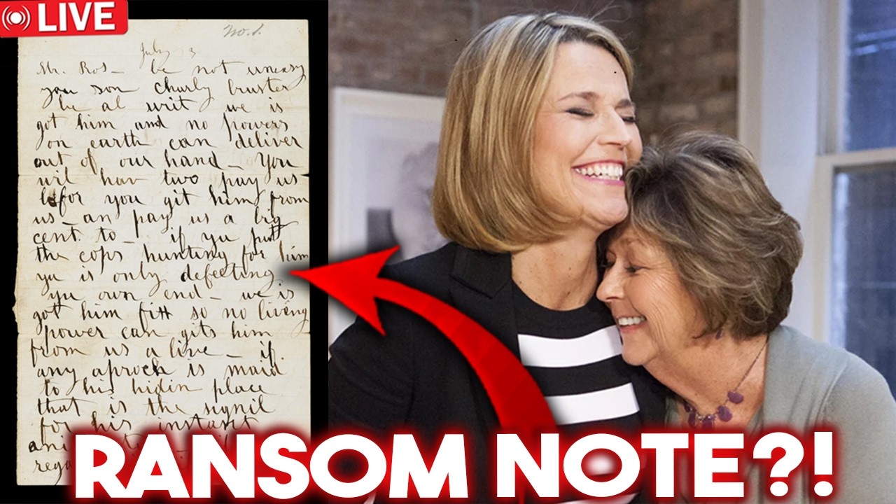 BREAKING: 🚨RANSOM NOTE RECIEVED FOR NANCY GUTHRIE!?🚨