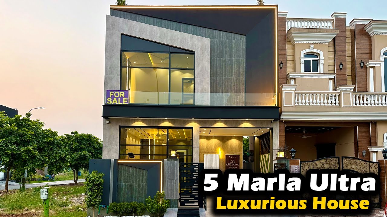 5 Marla Ultra Modern Design House In DHA 9 Town Lahore @AlAliGroup