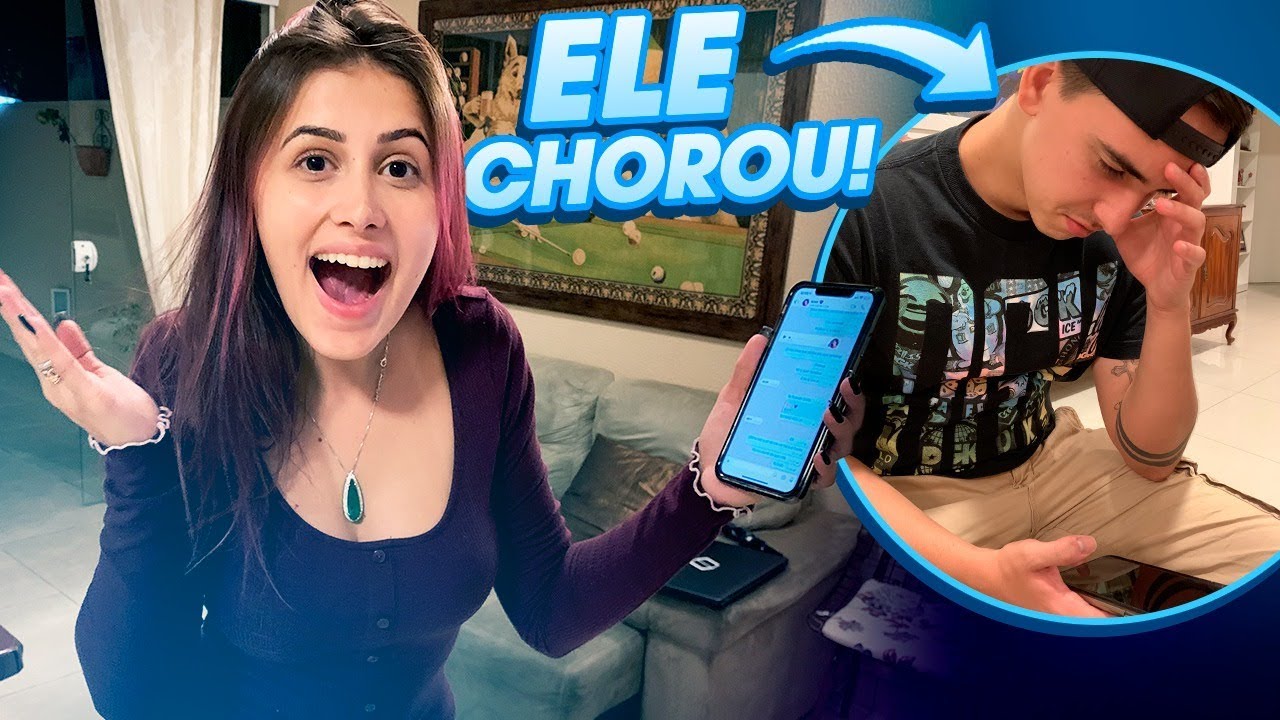 TERMINEI COM MEU NAMORADO POR MENSAGEM!!! (ELE CHOROU?)