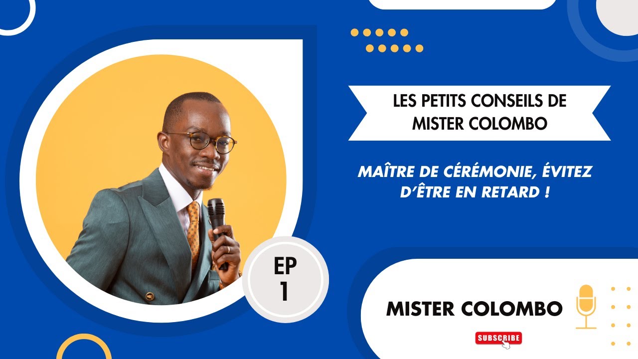 #1 Maîtres de cérémonie, évitez d'être en retard !