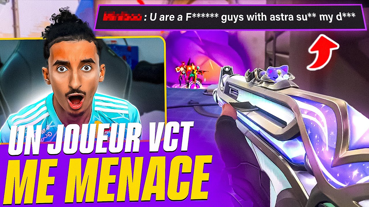 JE ME FAIS MENACER PAR UN PRO (CAR JE JOUE ASTRA) 💀