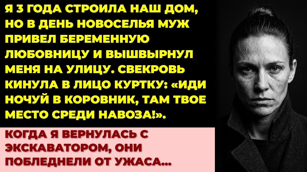 3 года строила дом, а муж выгнал в хлев. Мой ответ лишил их дара речи!