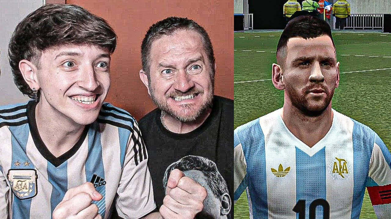 JUGUÉ UN MUNDIAL DE PES 6 CON MI PAPA
